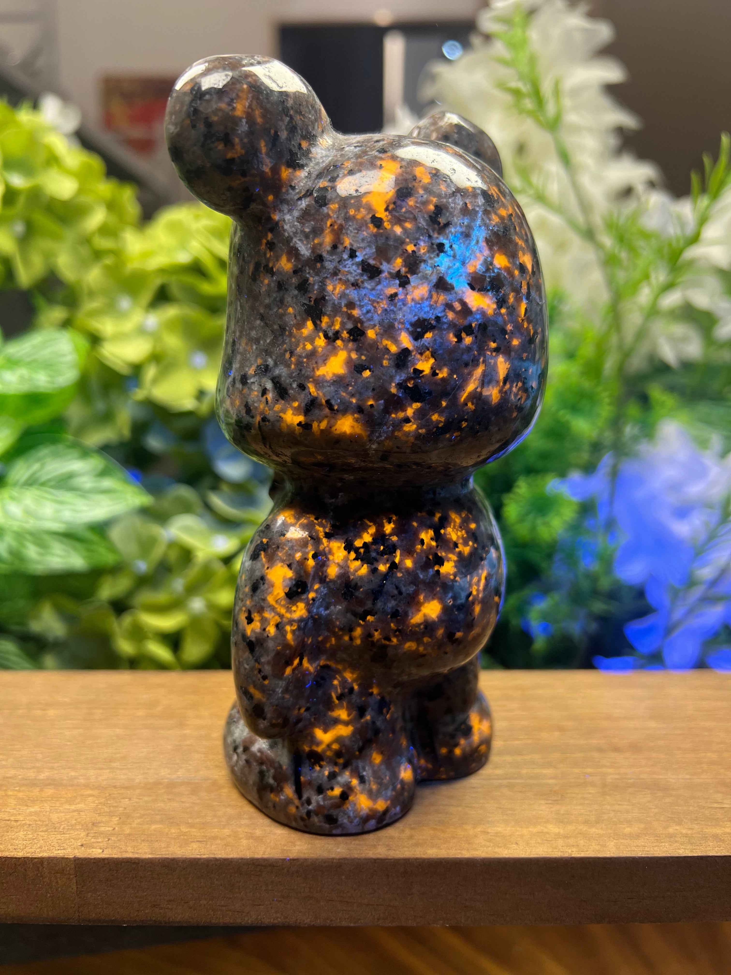 Yooperlite Bear Carving (Large, 2.94*2.92*5.83, 1.975lb)