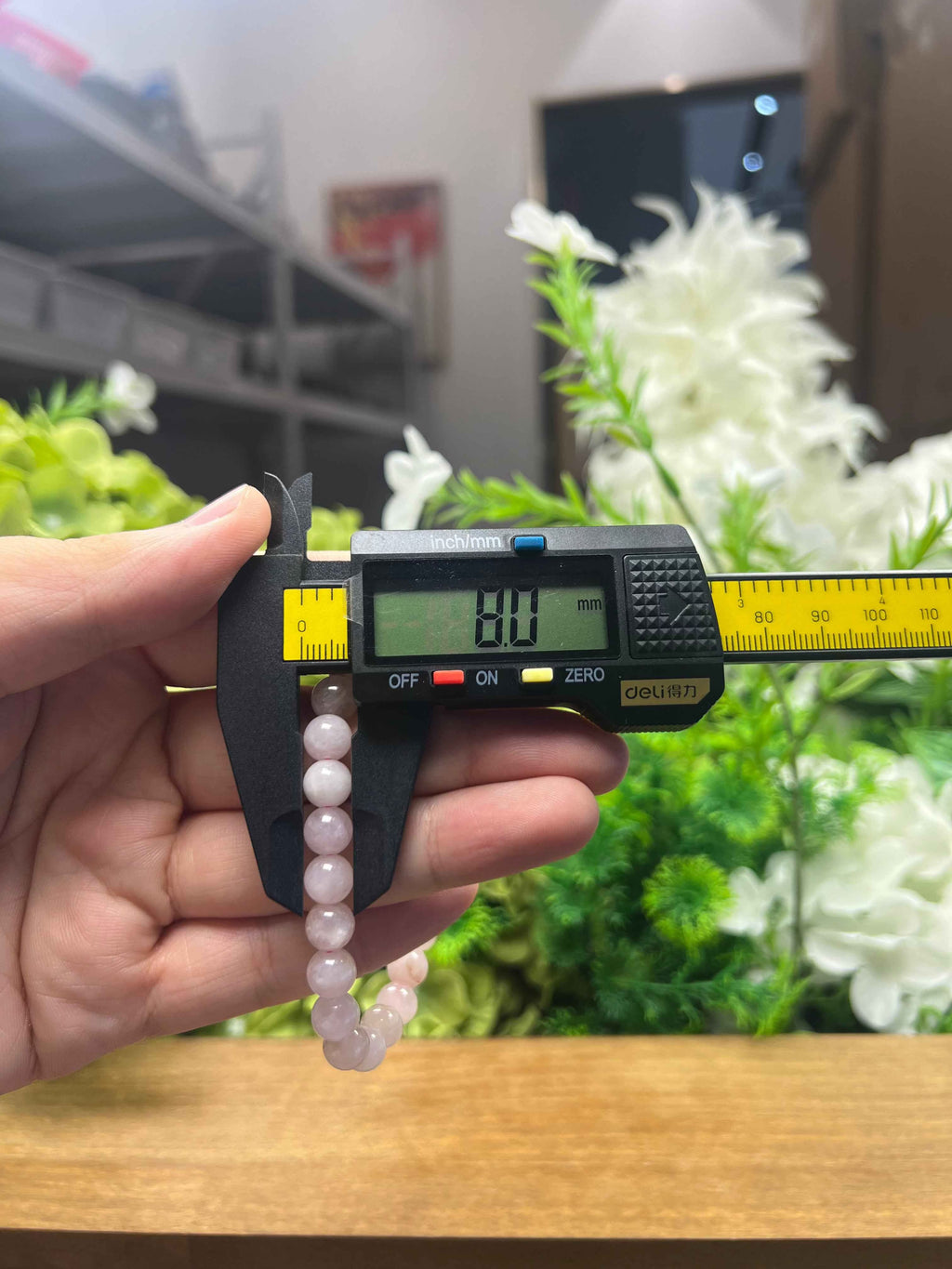 Madagascar Rose Quartz Bracelet (7mm+, 0.035lb)