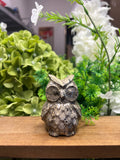Owl Picture Jasper Carving (Small, 1.88*1.79*2.96, 0.56lb)