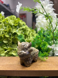 Highland Cow Picture Jasper Carving (Small, 3.01*1.52*2.545, 0.50lb)