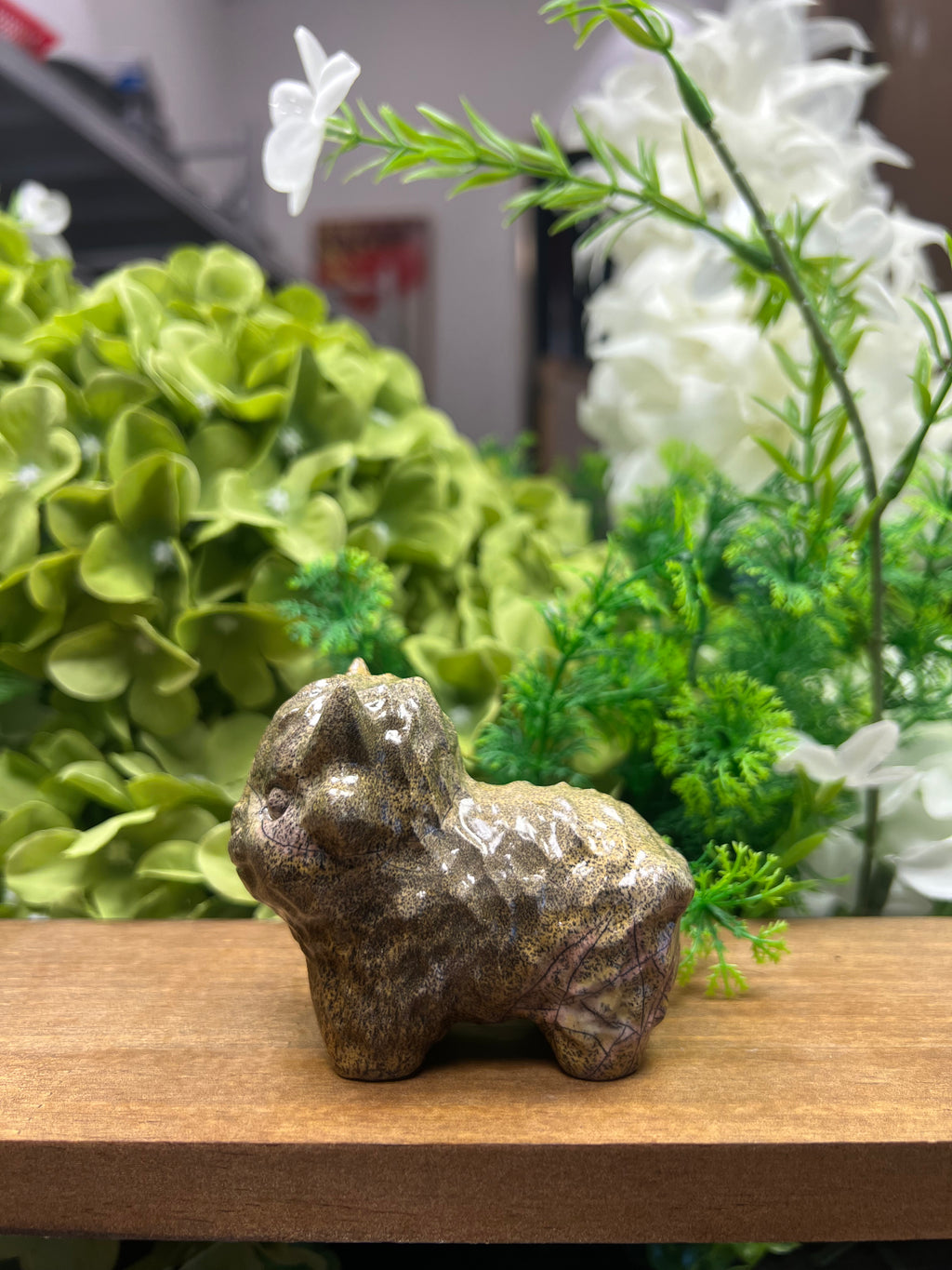 Highland Cow Picture Jasper Carving (Small, 3.01*1.52*2.545, 0.50lb)