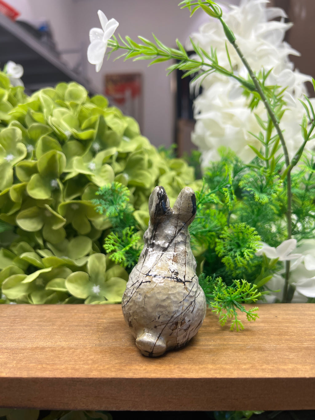 Little Rabbit Picture Jasper Carving (Small, 2.21*1.78*3.22, 0.405lb)