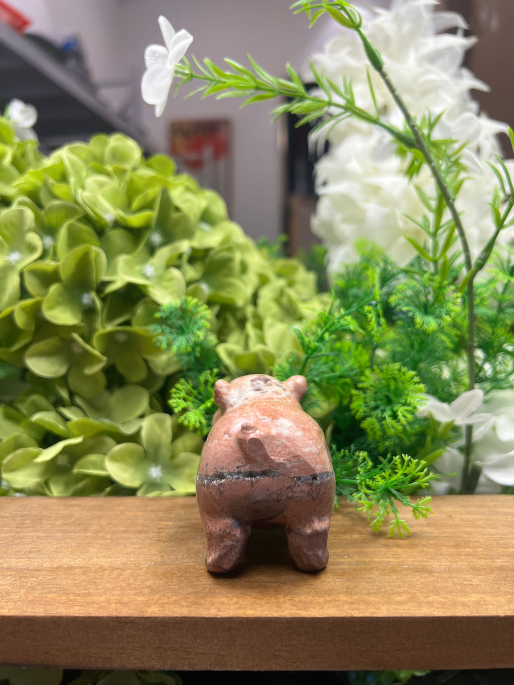 Piggy Pig Picture Jasper Carving (Small, 3.00*1.68*2.16, 0.49lb)