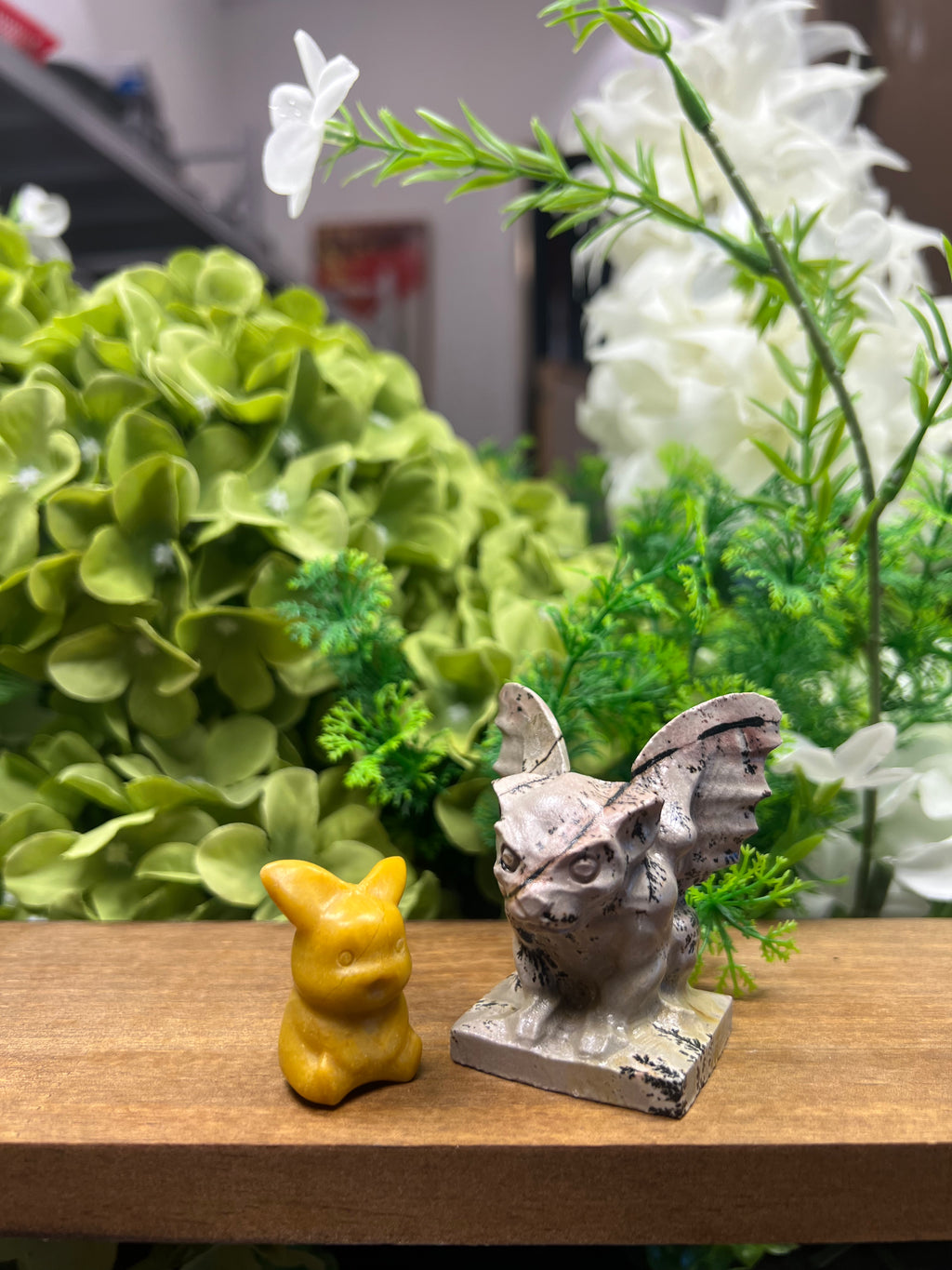 Gargoyle Picture Jasper Carving (Small, 1.91*1.78*2.38, 0.22lb)