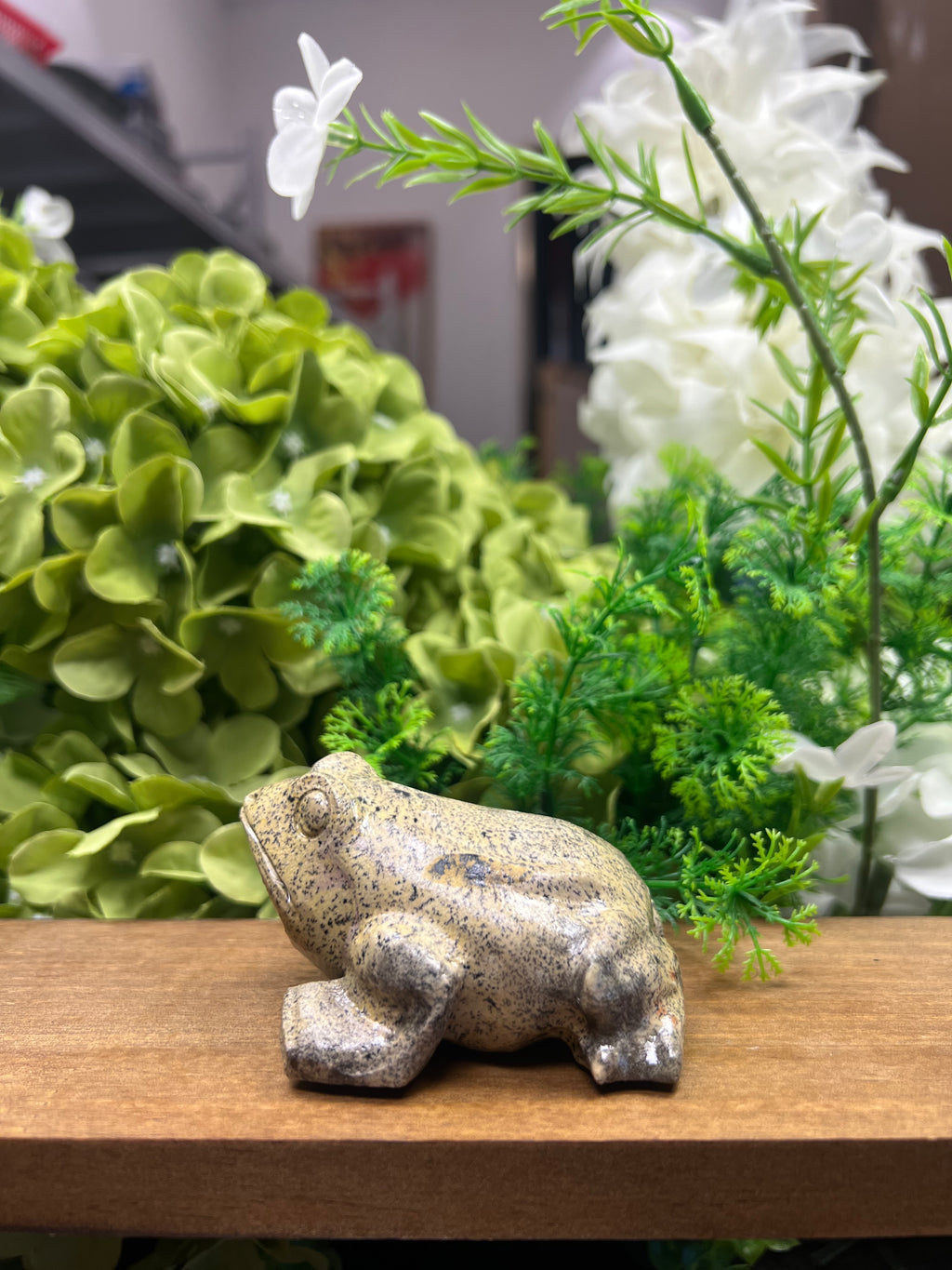 Frog Picture Jasper Carving (Small, 2.53*2.98*1.83, 0.545lb)