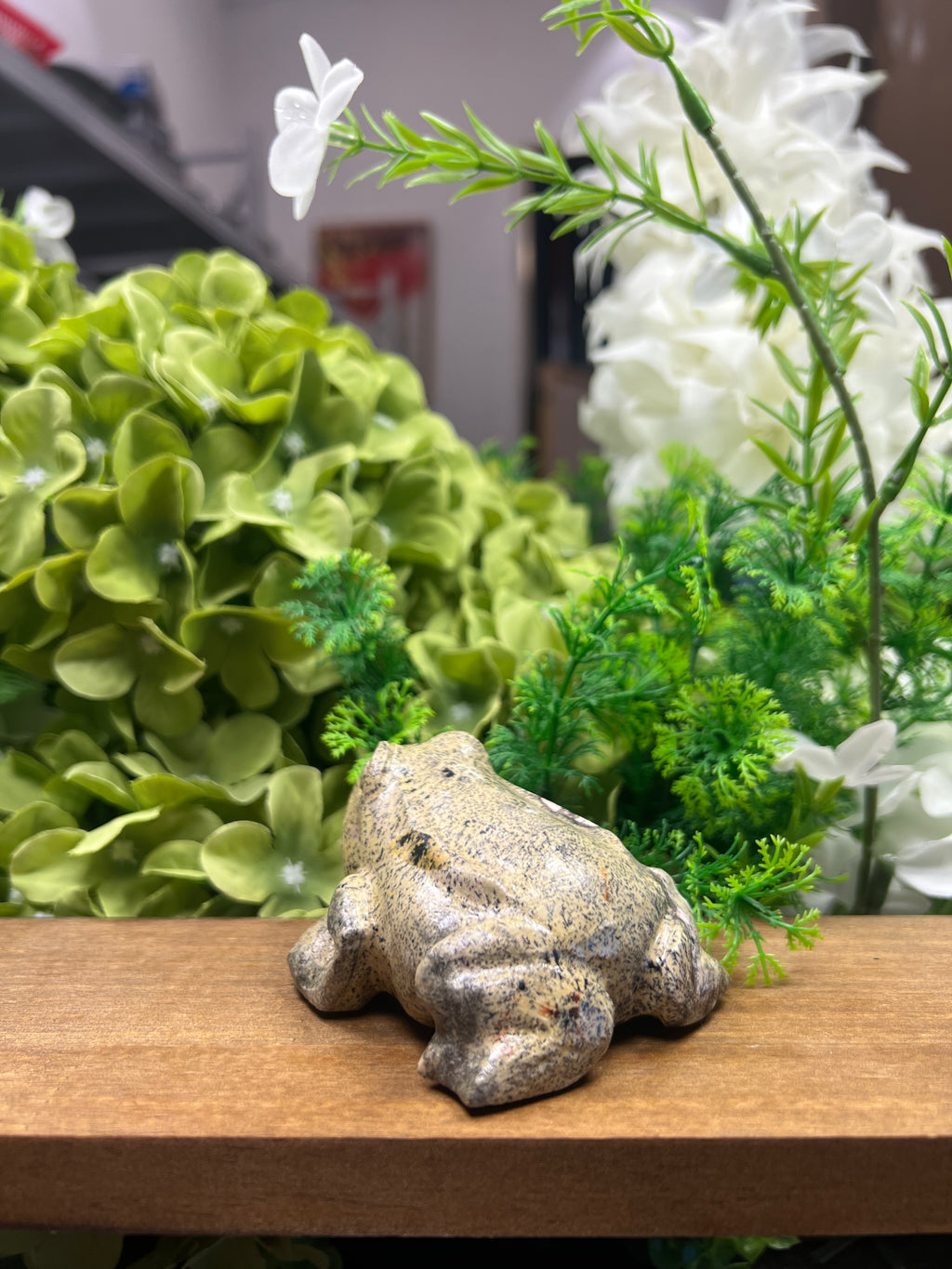 Frog Picture Jasper Carving (Small, 2.53*2.98*1.83, 0.545lb)