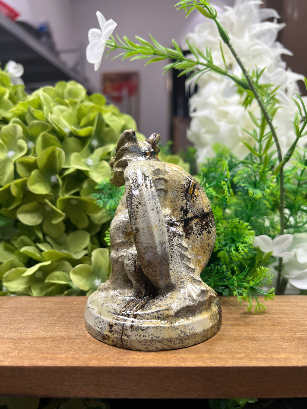 Dragon Picture Jasper Carving (Medium, 3.16*3.16*4.43, 1.095lb)