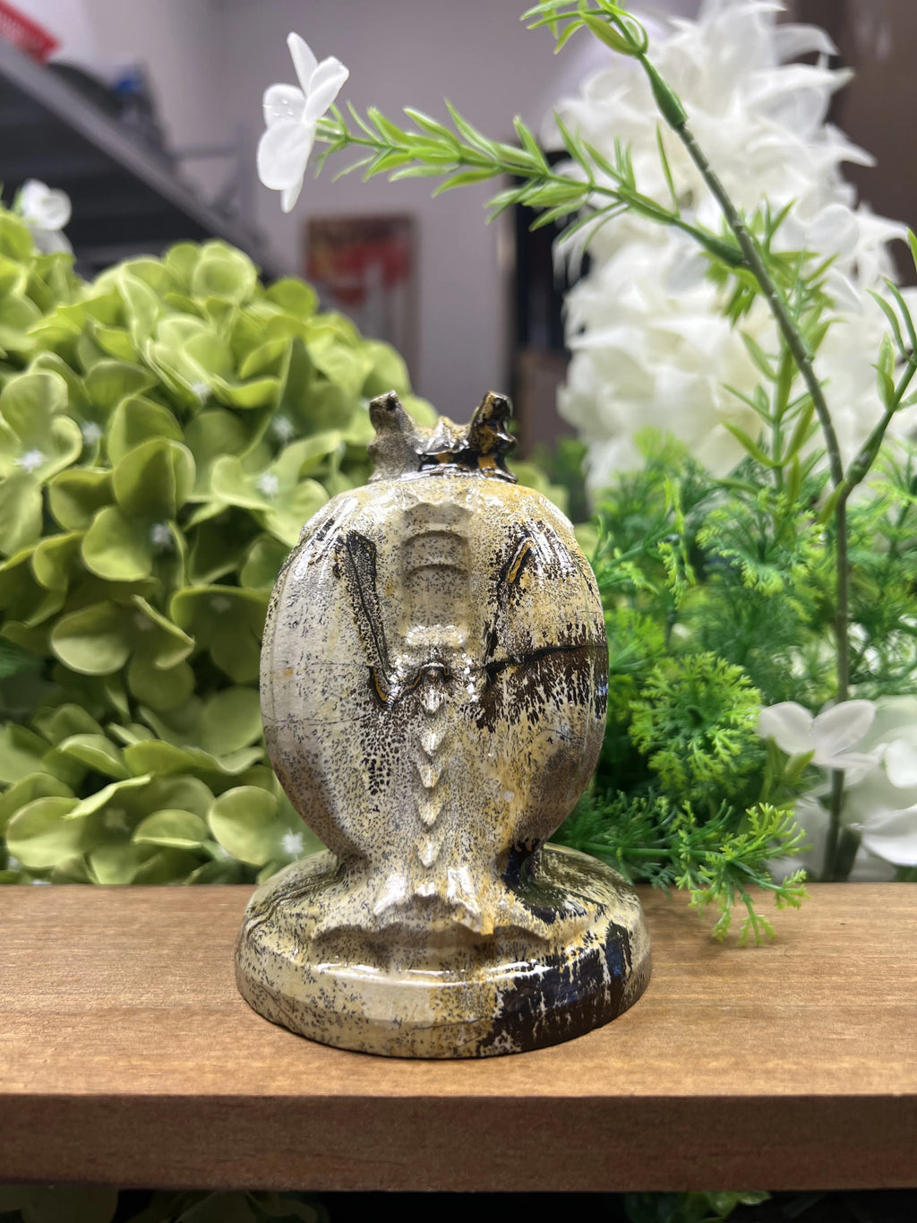 Medium Dragon Picture Jasper Carving – Natural Stone Sculpture