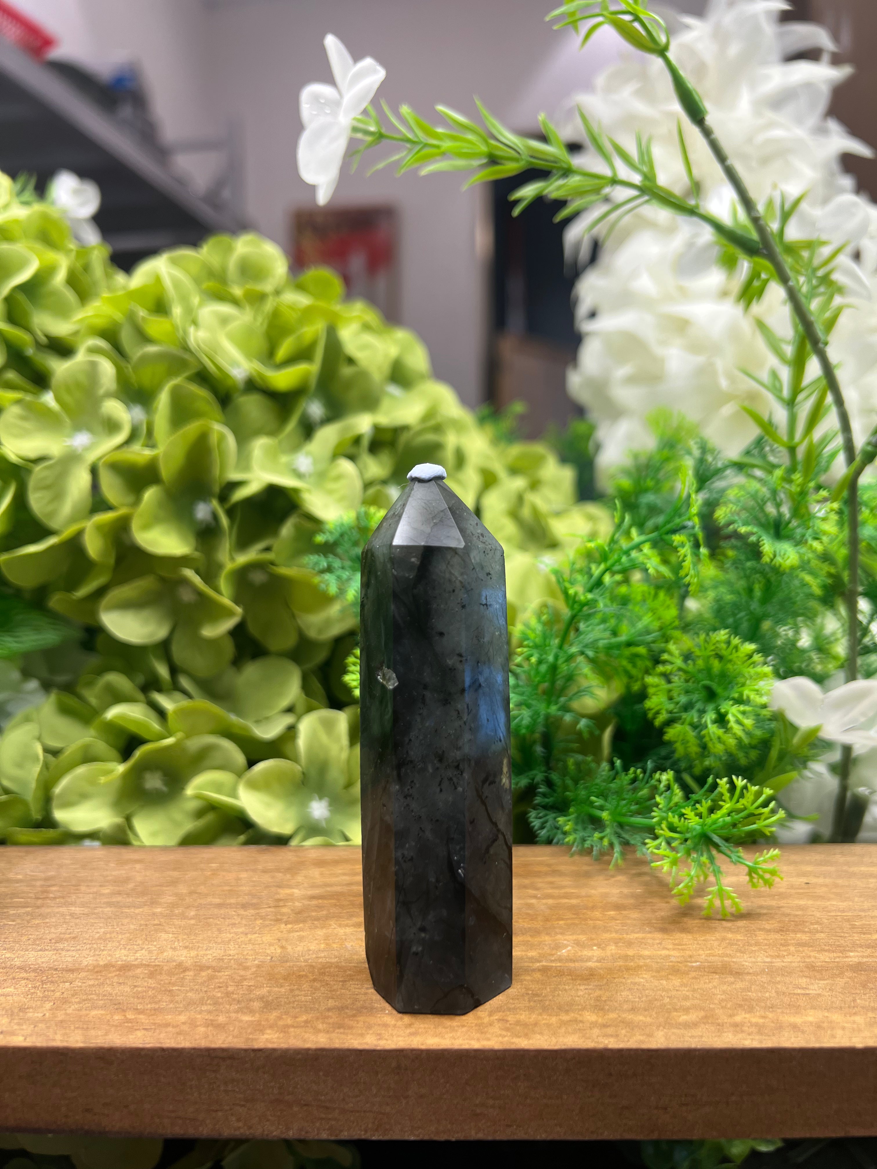 Labradorite Tower (Small, 0.86*0.86*3.54, 0.195lb)