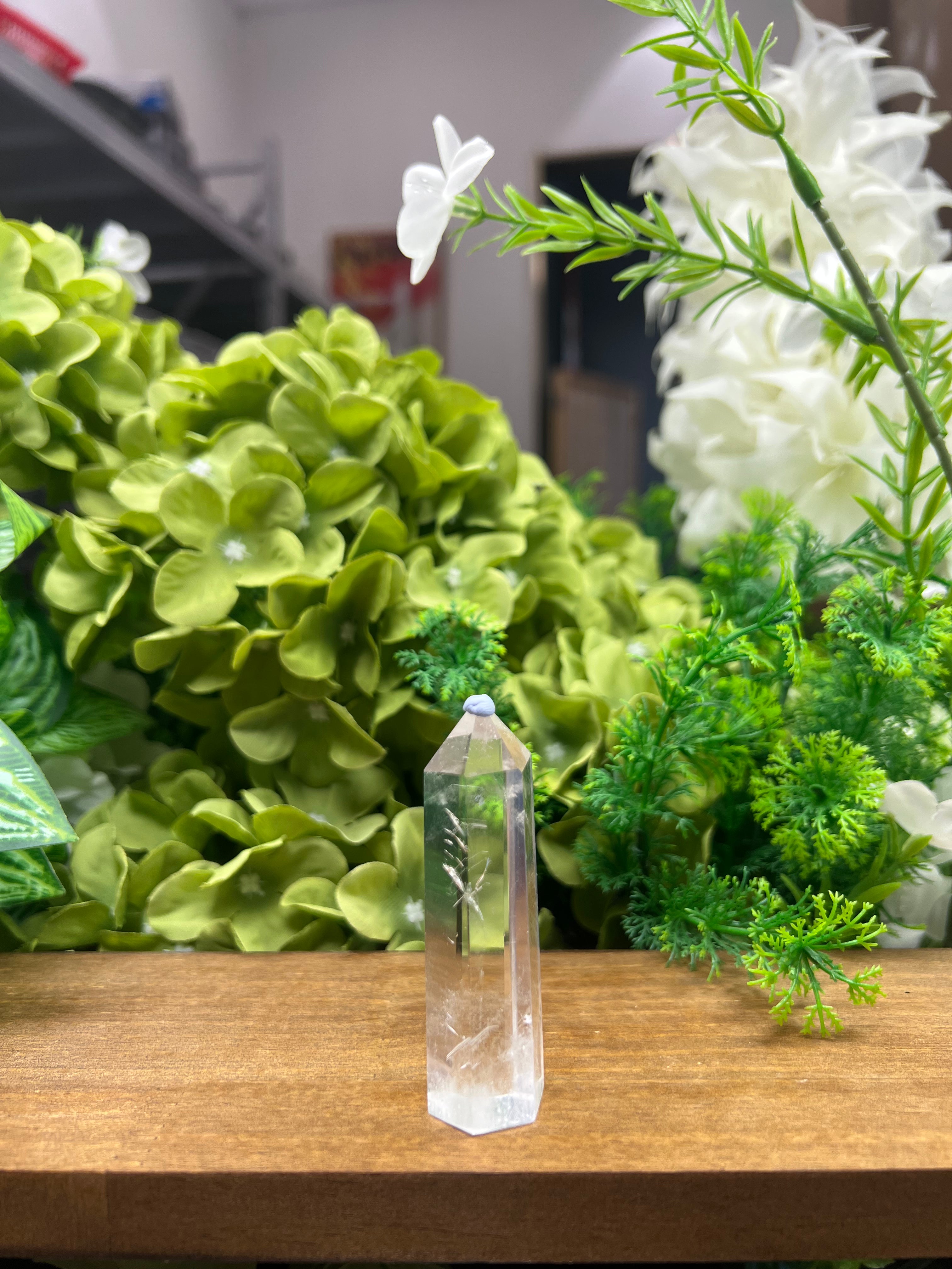 Grade A Clear Quartz Tower (Small, 0.74*0.74*2.79, 0.105lb) - Art Deco Crystals