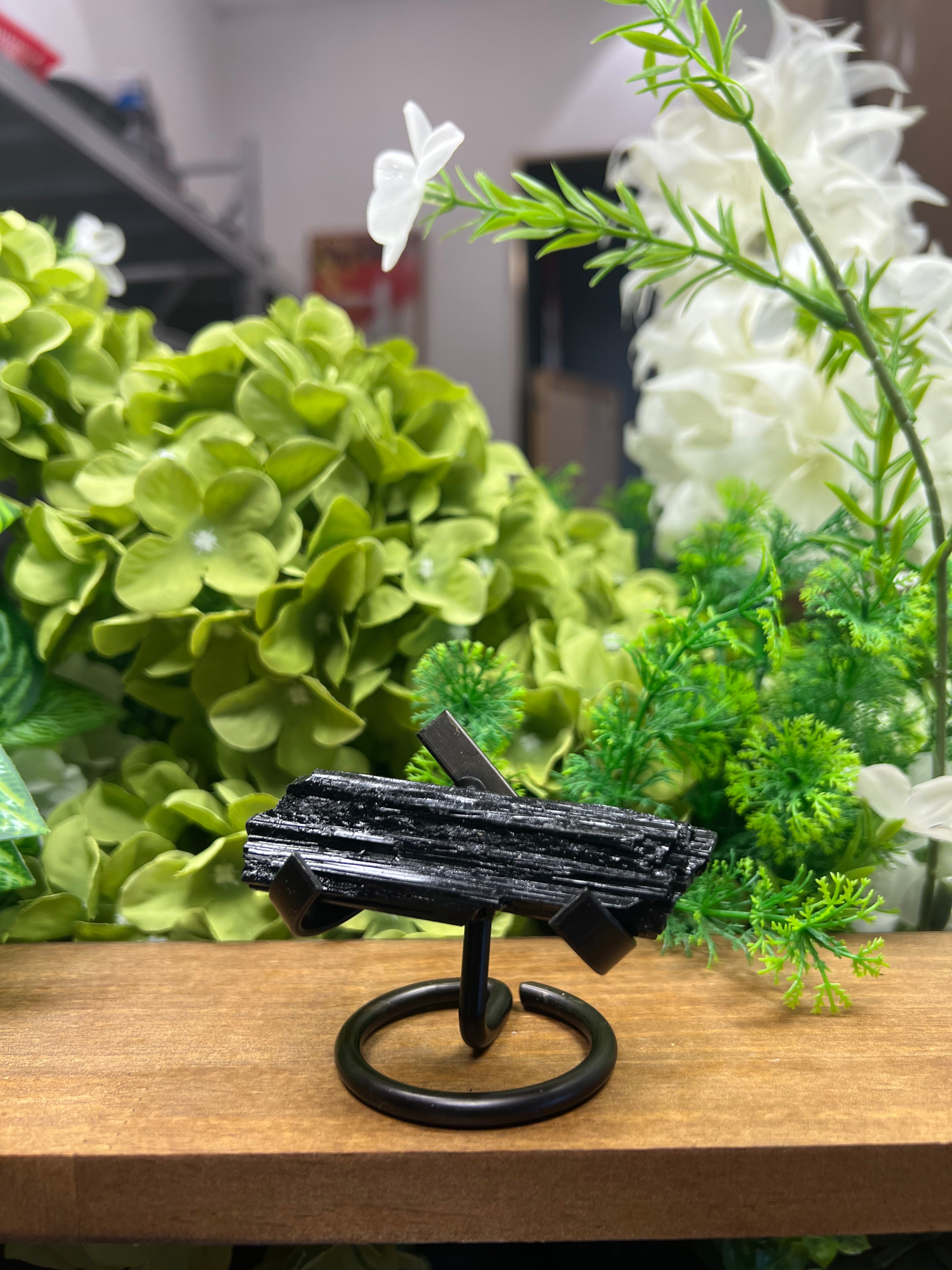 Black Tourmaline Shard for Protection (Small, 0.69*0.90*3.02, 0.115lb) - Art Deco Crystals
